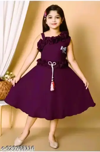 Agile Comfy Girls Frocks & Dresses